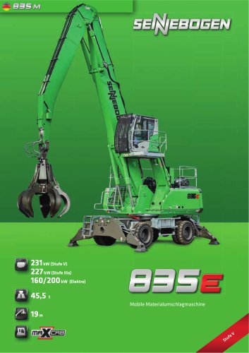 Materialumschlagmaschine 835 Mobil E-Serie - Green Line