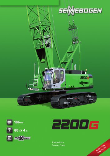 Raupenkran 2200 E-Serie - Crane Line