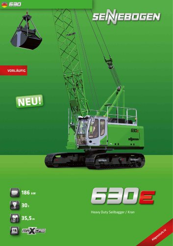 Seilbagger 630 Raupe-HD - Crane Line