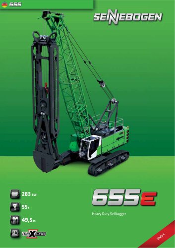 Seilbagger 655 HD E-Serie - Crane Line