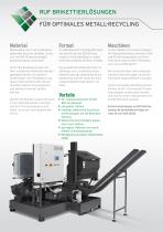 RUF Briquetting Press for Metal Brochure de-2