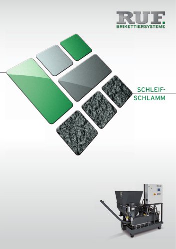 Schleifschlamm Produktbroschüre