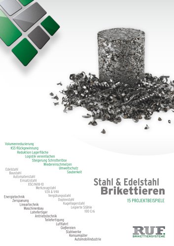 Stahl & Edelstahl Brikettieren