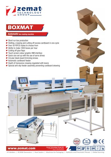 BOXMAT | Automatic box making machine