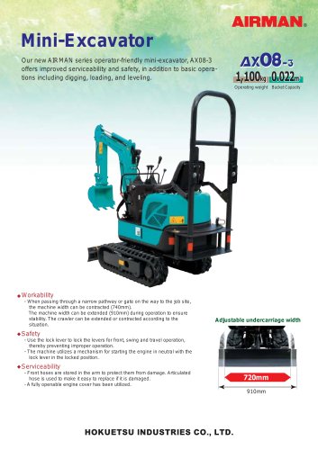 Mini Excavator AX08