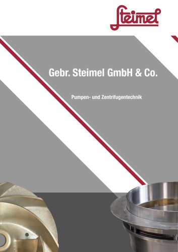 Brochure Steimel Pumps