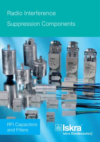 Capacitors and filters for radio-interference suppression