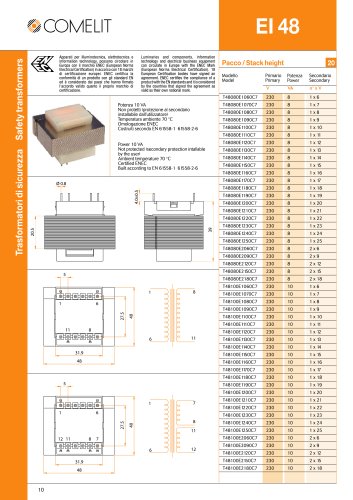 PCB mounting transformer 