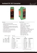 Aecl Isolated DC Signal Converter (AT800, DIN rail)