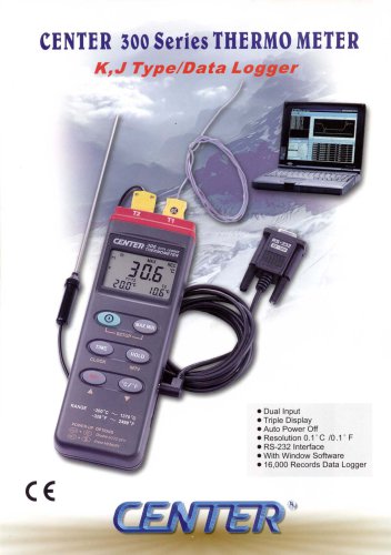 Center 300 series thermometer