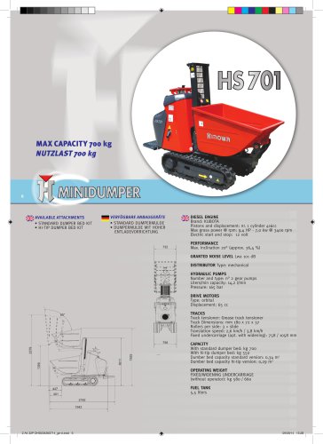 Raupenminidumper HS701