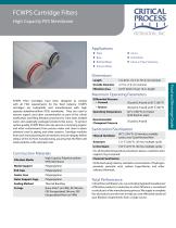 Food & Bev High Capacity PES Cartridge Filters