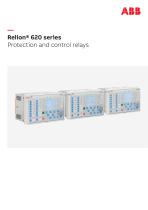 Relion® 620 series Protection and control relays