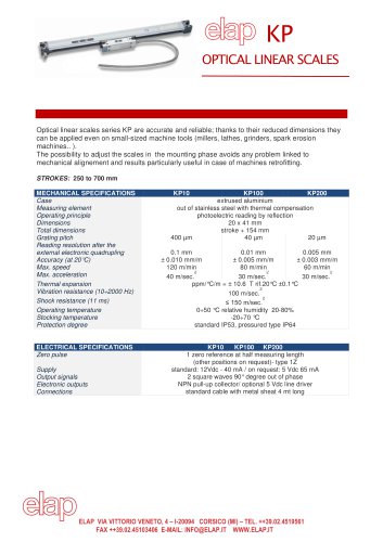 KP Optical linear scale