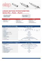 PLS PL2S PL231 Linear Potentiomters