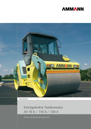 Knickgelenkte Tandemwalzen 10.5 - 12.5 t