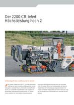 Der 2200 CR liefert Höchstleistung hoch 2-2