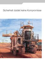 Ökonomischer Abbau von Hartgestein Surface Miner 2500 SM-12
