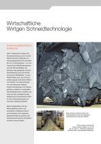 Ökonomischer Abbau von Hartgestein Surface Miner 2500 SM-4