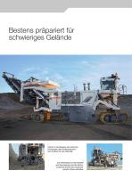 Ökonomischer Abbau von Hartgestein Surface Miner 2500 SM-8