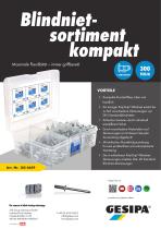 Produktinfromation Blindnietsortiment Kompakt AL/ST