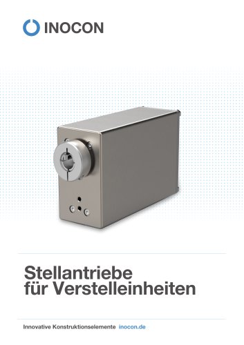 Stellantriebe für Verstelleinheiten