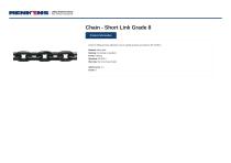Chain - Short Link Grade 8