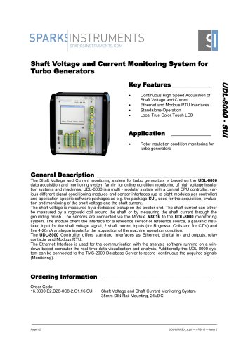 Shaft Voltage and Current Monitoring System