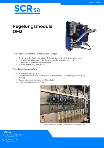 Regel- und Steuereinheit für Sauerstoffsonde