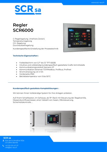 Regler SCR600