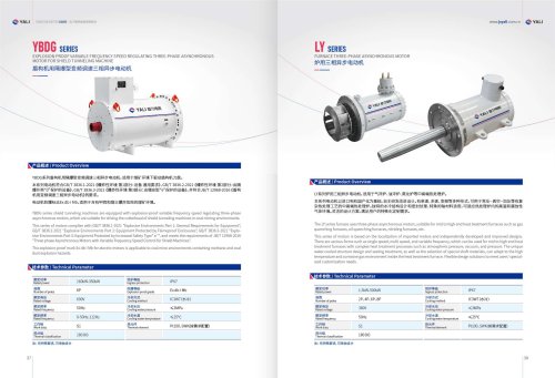 MOTOR FOR SHIELD TUNNELING MACHINE EXPLOSION PROOF VARIABLE FREOUENCY SPEED REGULATING THREE-PHASE ASYNCHRONOUS  YBDGSERIES