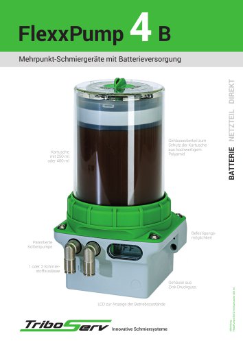 Mehrpunkt-Schmiergeräte mit Batterieversorgung