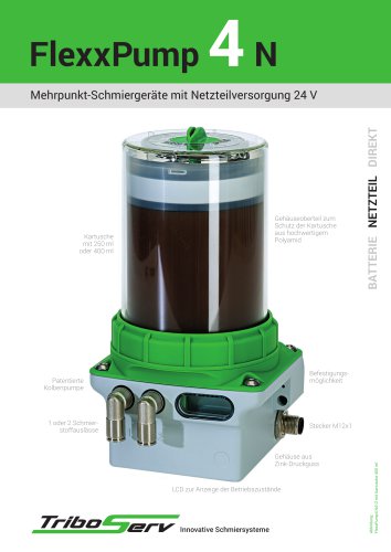 Mehrpunkt-Schmiergeräte mit Netzteilversorgung 24 V