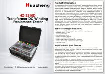 Huazheng HZ-3310D Three-Channel DC Resistance Tester with Magnetic Assistance