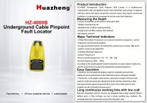 Huazheng HZ-4000B Underground Cable Pinpoint Fault Locator for Power Cable Diagnostics