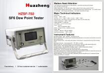 Huazheng Manufacture HZSF-702 High Precision Portable Dew Point Tester
