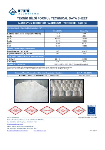 ALUMINUM HYDROXIDE - Al(OH)3