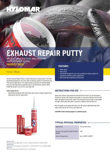 EXHAUST REPAIR PUTTY