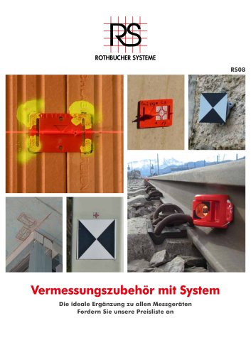 Vermessungszubehör mit System