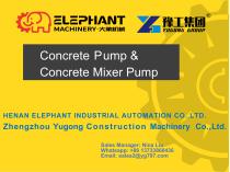 Concrete pump