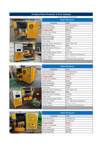 Dredging robot YG series