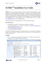 SCORGTM Installation User Guide