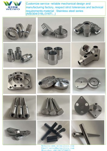Stainless steel components