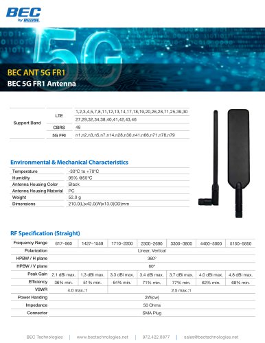 BEC ANT 5G FR1