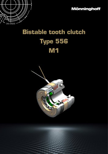 Bistable tooth clutch Type 556 M1