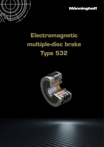 Electromagnetic multiple-disc brake Type 532