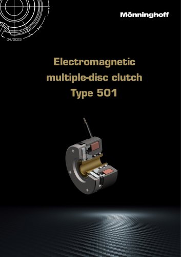 Electromagnetic multiple-disc clutch Type 501