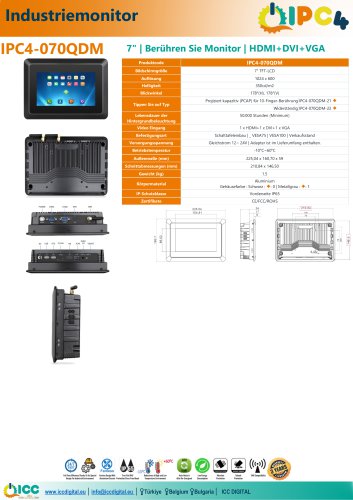 IPC4 Industrial Monitor DE