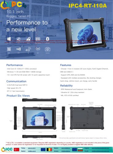 IPC4 Rugged Tablet