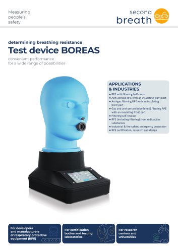 Breathing resistance Test device Boreas